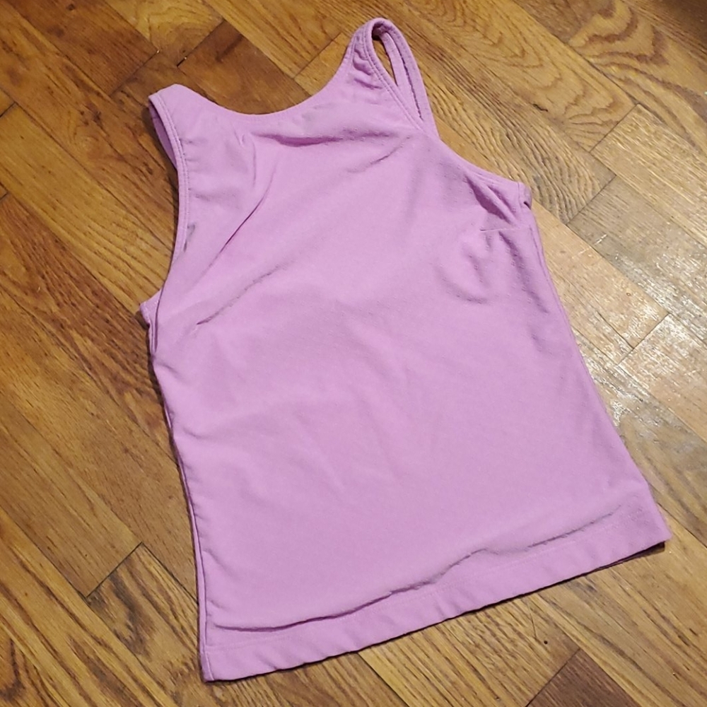 Danskin orchid textured Swim / workout tank top S